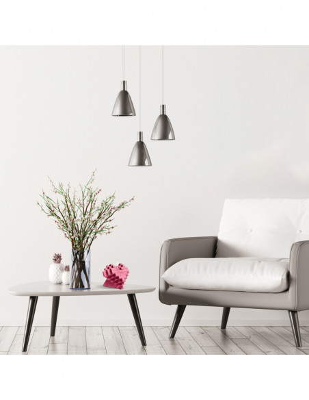 Świeca Heart Pixel Pink