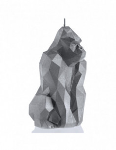 Świeca Gorilla Low-Poly Steel