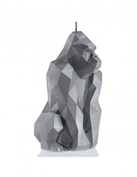 Świeca Gorilla Low-Poly Steel