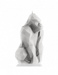 Świeca Gorilla Low-Poly White