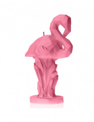 Świeca Flamingo Low-Poly Pink