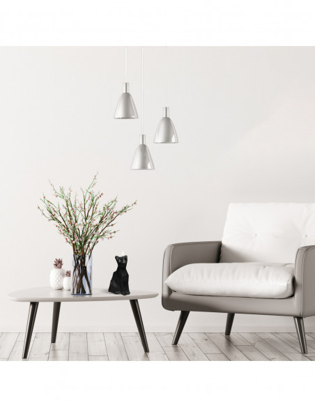 Świeca Cat Low-Poly Black Matt
