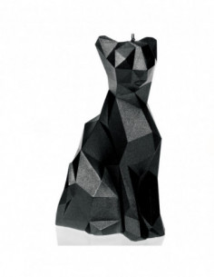 Świeca Cat Low-Poly Black...