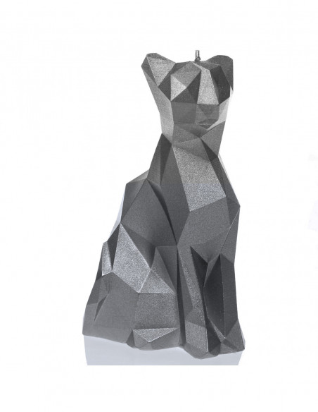 Świeca Cat Low-Poly Steel