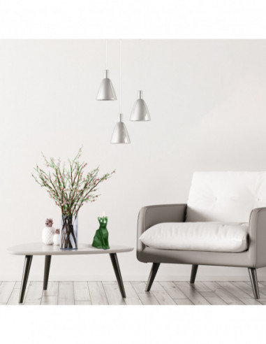 Świeca Cat Low-Poly Dark Green