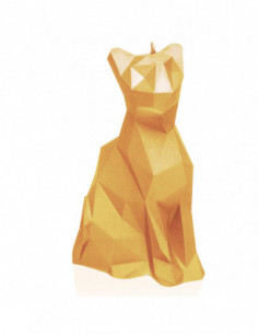 Świeca Cat Low-Poly Yellow