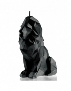 Świeca Lion Low-Poly Black...