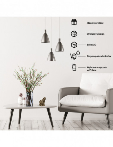 Świeca Elephant Low-Poly Brass Small