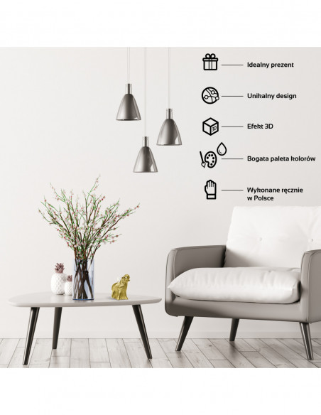 Świeca Elephant Low-Poly Classic Gold Small