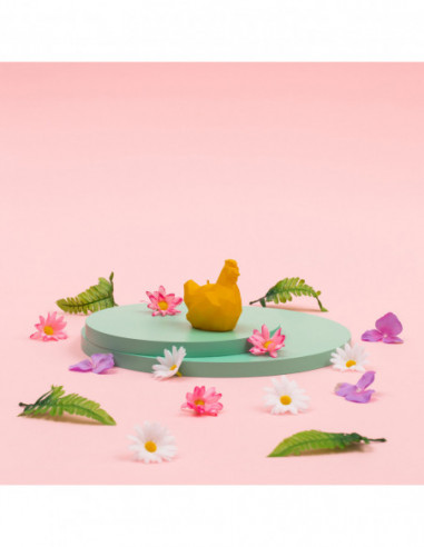 Świeca Chicken Low-Poly Black...