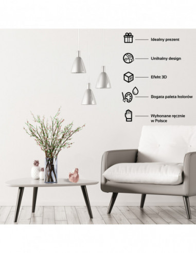 Świeca Chicken Low-Poly Rose Gold Small