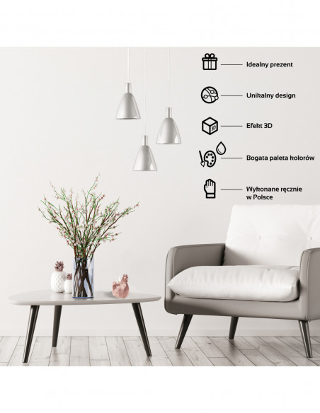 Świeca Chicken Low-Poly Rose Gold Small