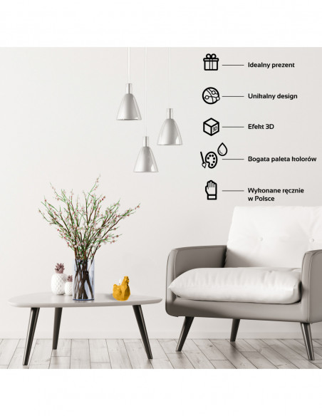 Świeca Chicken Low-Poly Yellow Small