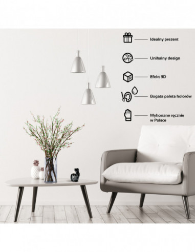 Świeca Rabbit Low-Poly Black Metallic...