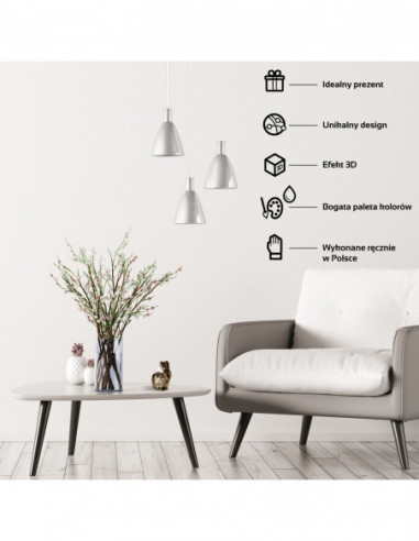 Świeca Rabbit Low-Poly Brass Small