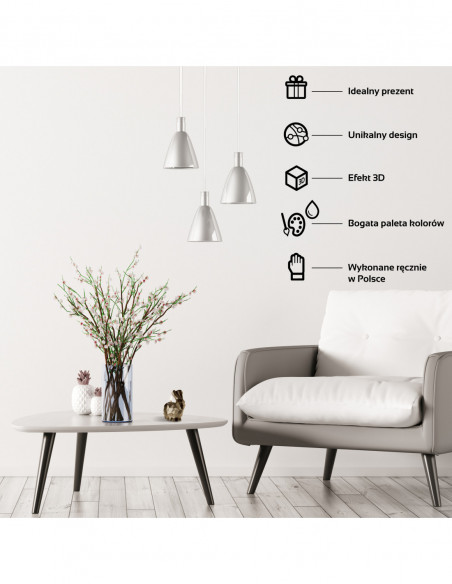 Świeca Rabbit Low-Poly Brass Small