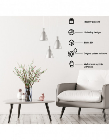 Świeca Rabbit Low-Poly Rose Gold Small