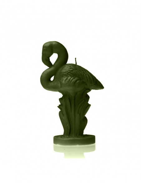 Świeca Flamingo Classic Dark Green