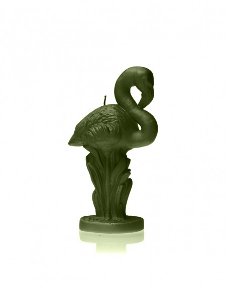 Świeca Flamingo Classic Dark Green