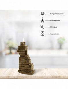 Świeca Cat Pixel Brass 2