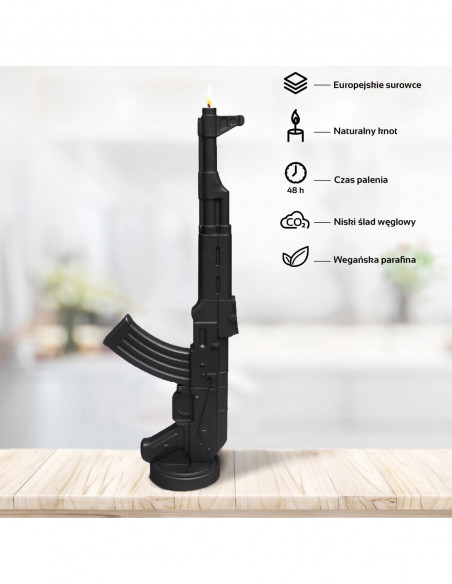 Świeca Kalash Gun Black Matt