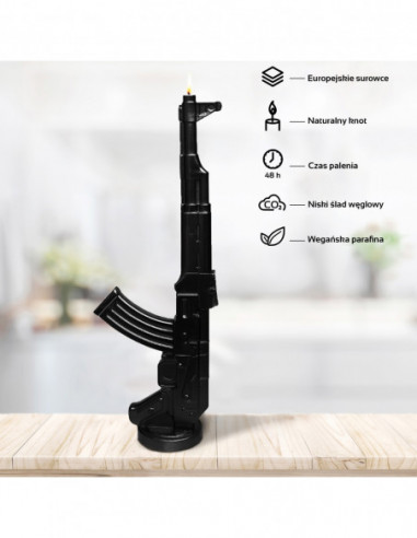 Świeca Kalash Gun Black Metallic
