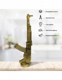 Świeca Kalash Gun Classic Gold 2