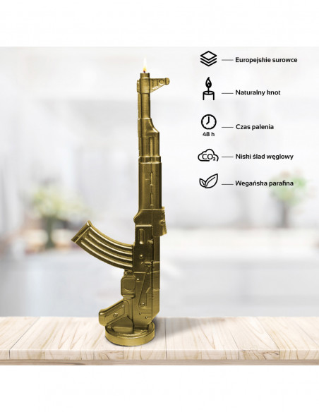 Świeca Kalash Gun Classic Gold