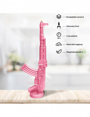Świeca Kalash Gun Pink