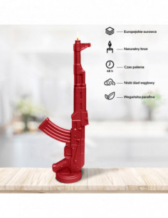 Świeca Kalash Gun Red 2