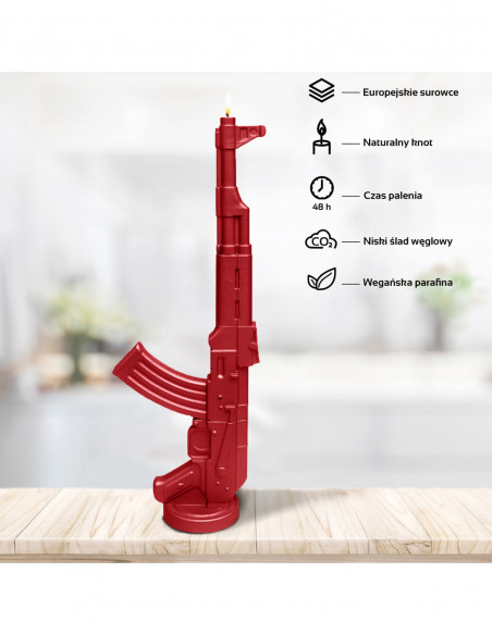 Świeca Kalash Gun Red