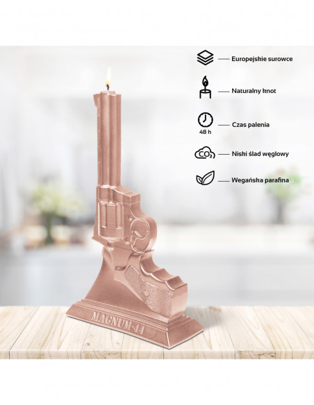 Świeca Magnum Rose Gold
