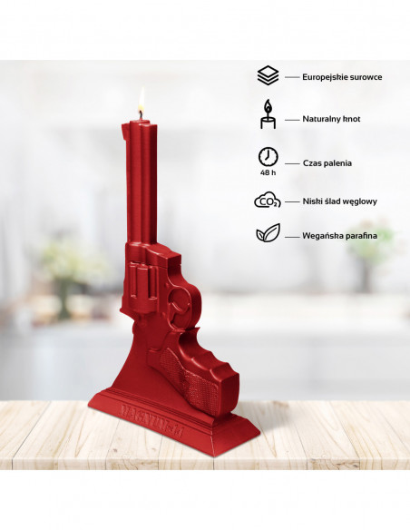 Świeca Magnum Red