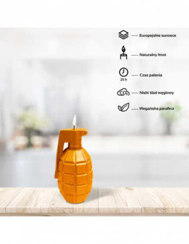 Świeca Grenade  Orange Big
