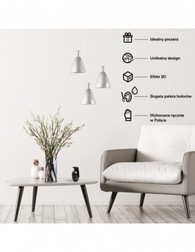 Świeca Grenade  Black Metallic Small