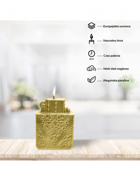 Świeca Lighter Classic Gold
