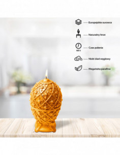 Świeca Faberge Egg Orange