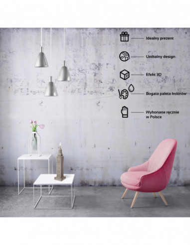 Świeca Big Ben Gray