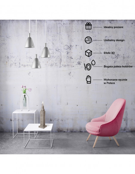 Świeca Big Ben Gray