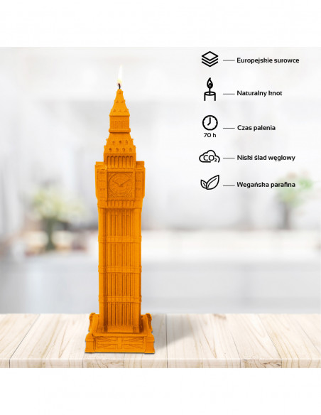 Świeca Big Ben Orange