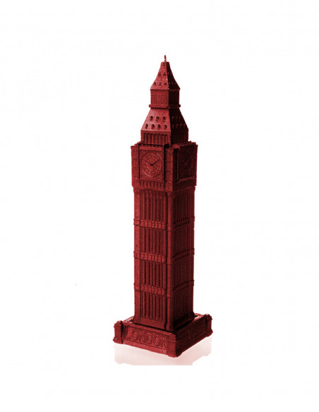 Świeca Big Ben Red Metallic
