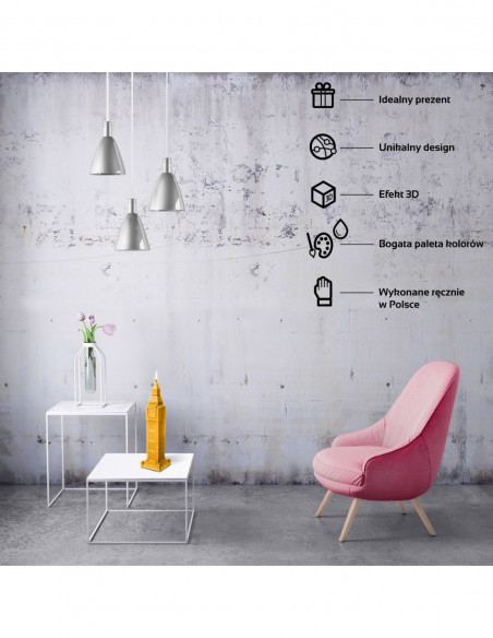 Świeca Big Ben Yellow