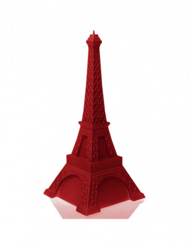 Świeca Eiffel Tower Red