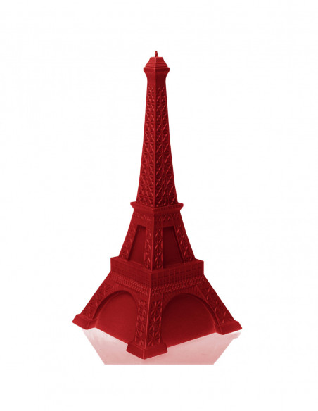 Świeca Eiffel Tower Red