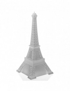 Świeca Eiffel Tower Silver