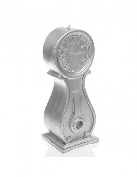 Świeca Clock Silver