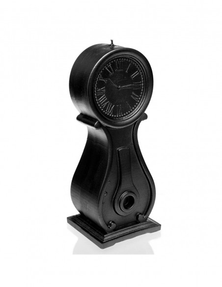Świeca Clock Black Metallic