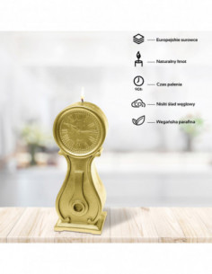 Świeca Clock Classic Gold 2