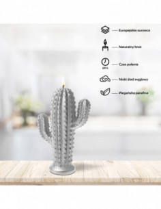 Świeca Cactus Silver Big 2