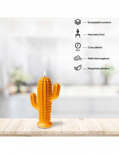 Świeca Cactus Orange Small